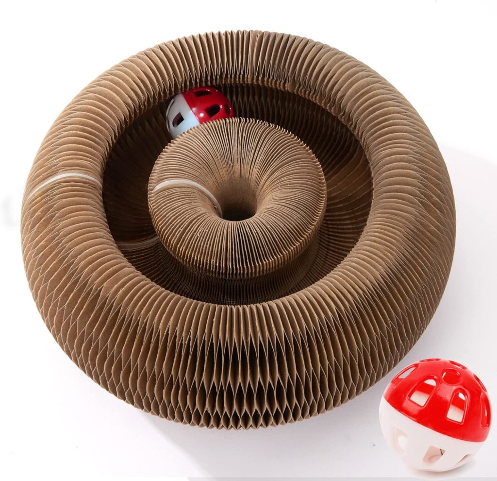 Jouet à griffer interactif Magic Organ - L'ultime Exercice Mental et Physique interactif pour Les Chats d'intérieur