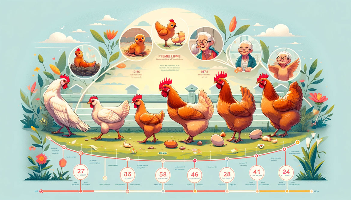Combien de temps vit une poule Zoonimaux