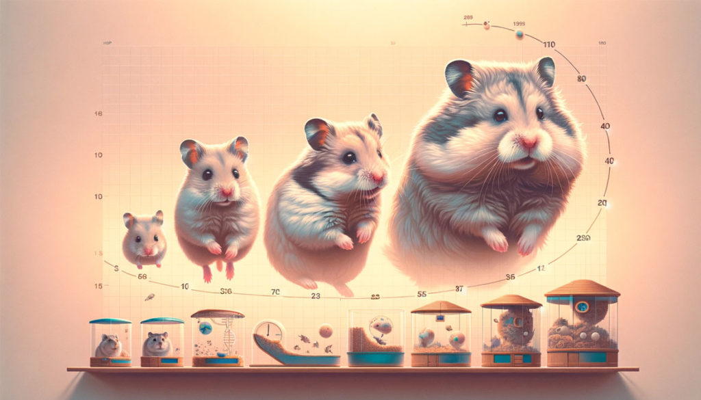 Durée de vie moyenne d'un hamster