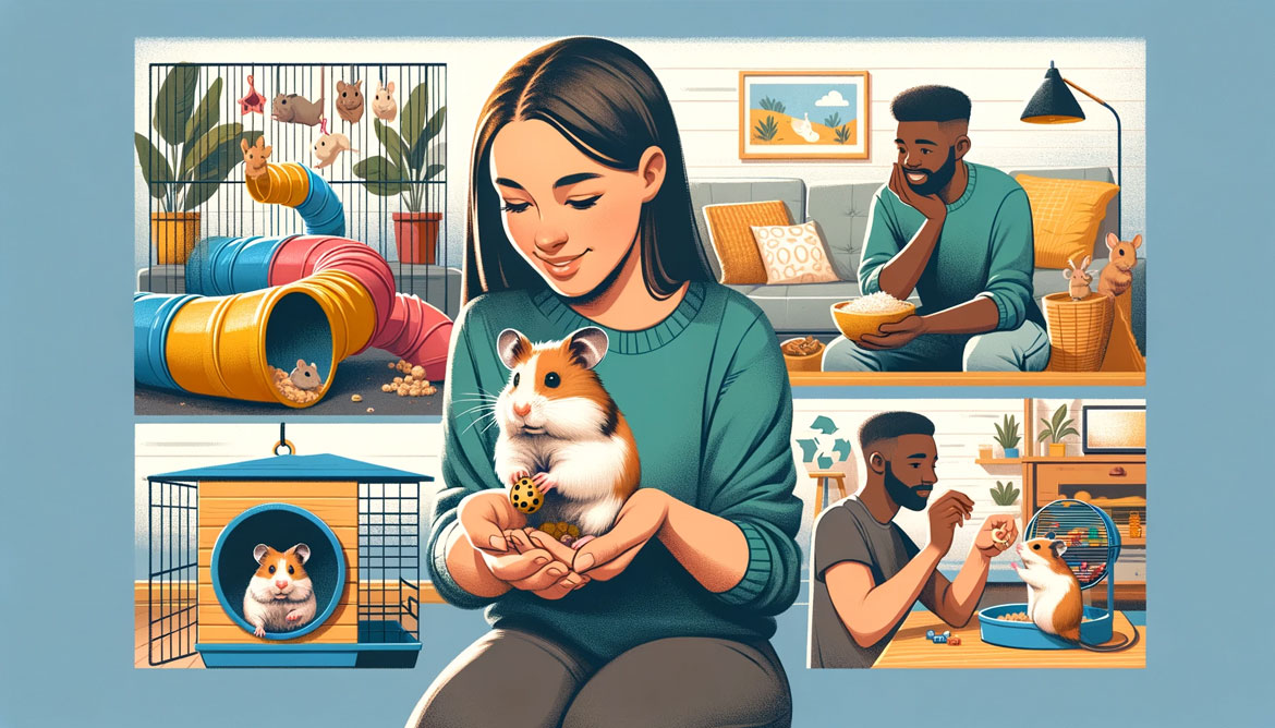 Image showcasing Comprendre le Comportement de Votre Hamster - Guide Informatif | Zoonimaux