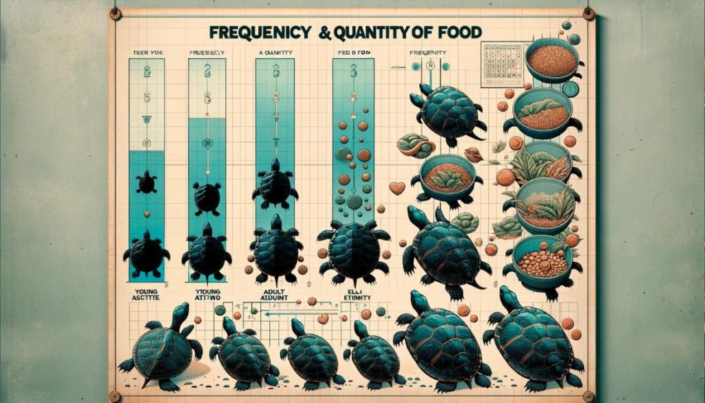 La fréquence et la quantité de nourriture