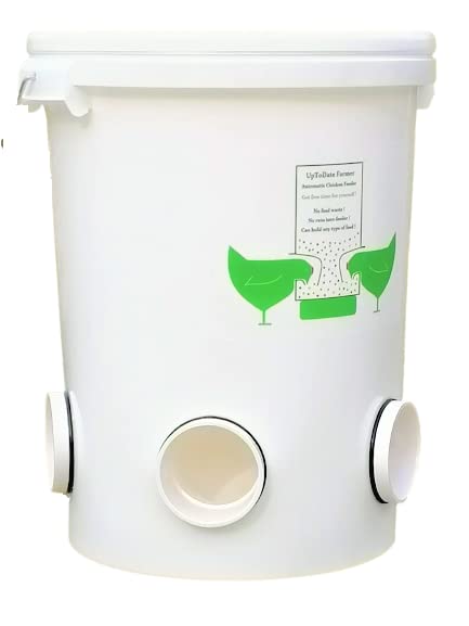 Mangeoire automatique 25L/17KG, Anti Gaspillage pour poules