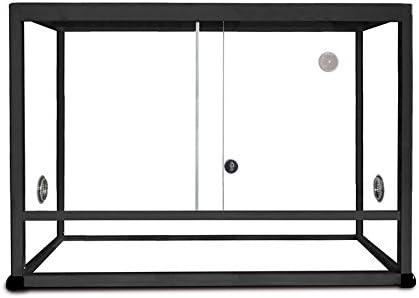 REPTILES PLANET Terrarium Aluminium Elegance 62,5x45x45 Black