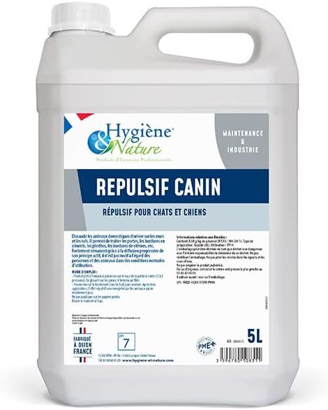 Répulsif pour Chats et Chiens 5L Hygiène et Nature