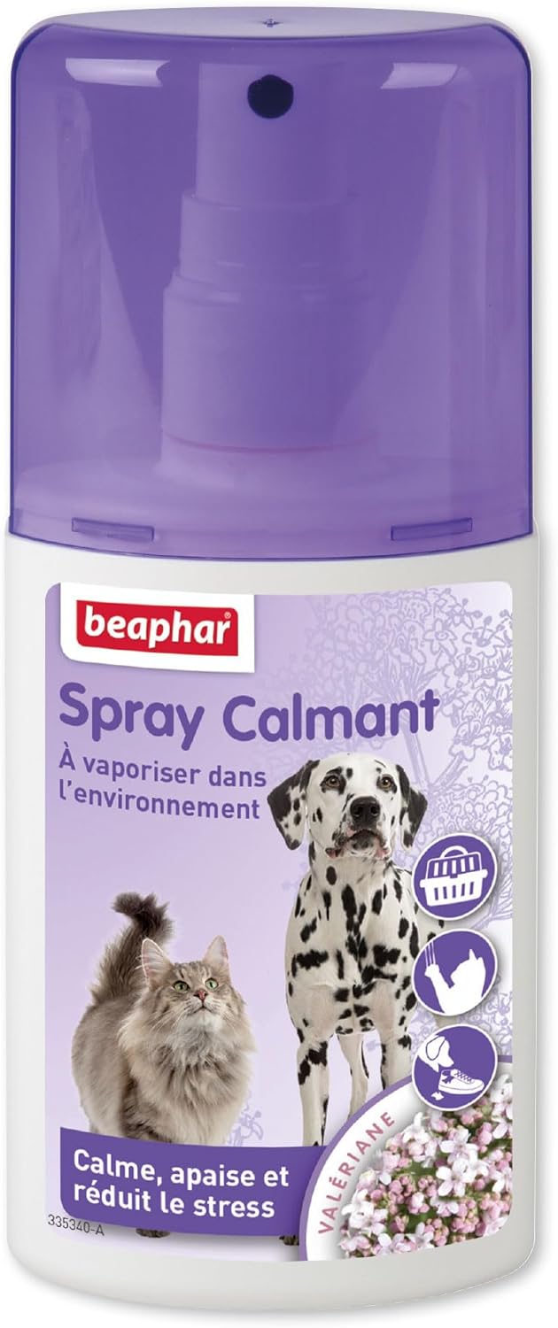 Spray calmant à la Valériane pour chat – Réduit le stress et les problèmes comportementaux sans dépendance ni somnolence