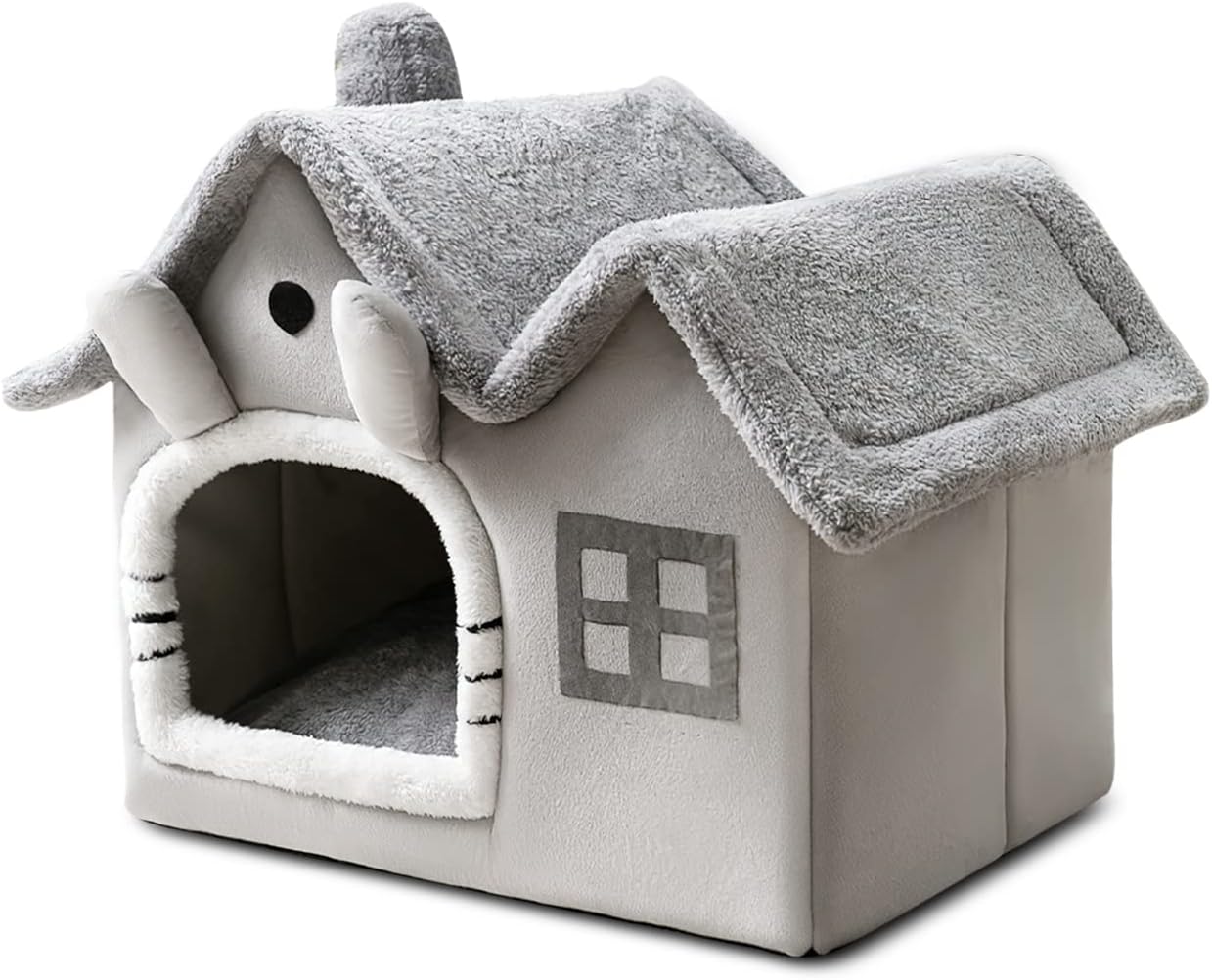 Galatée Lit De Grotte pour Chat, Igloo Chaud Et Confortable pour Chat
