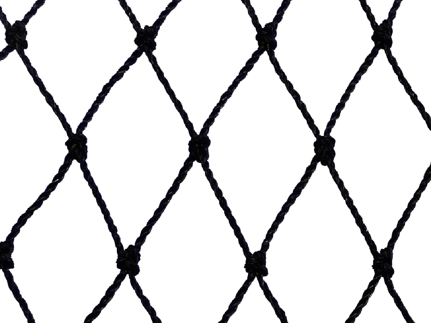 Filet de volière - Maille de 50mm Noir 21 x 10m