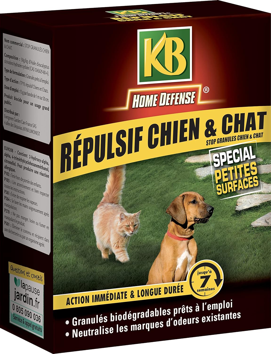 Répulsif Granulés Chiens et Chats 200 g - Action immédiate et longue durée