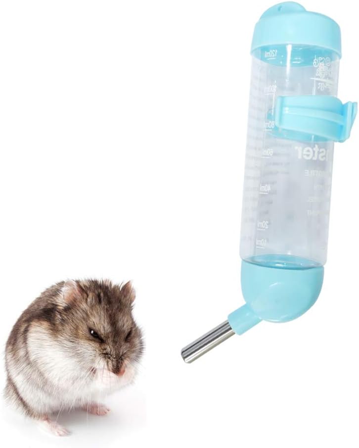 Distributeur d'eau pour hamster - En plastique - Anti-goutte - 125 ml