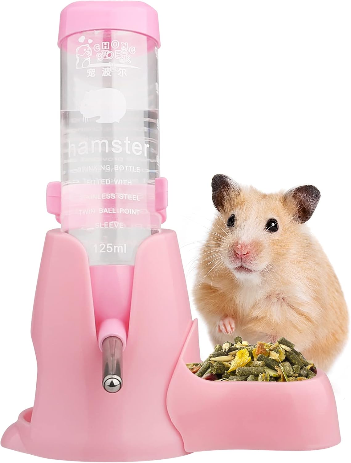 Distributeur d'eau Automatique pour Petits Animaux 125ML [3 en 1]