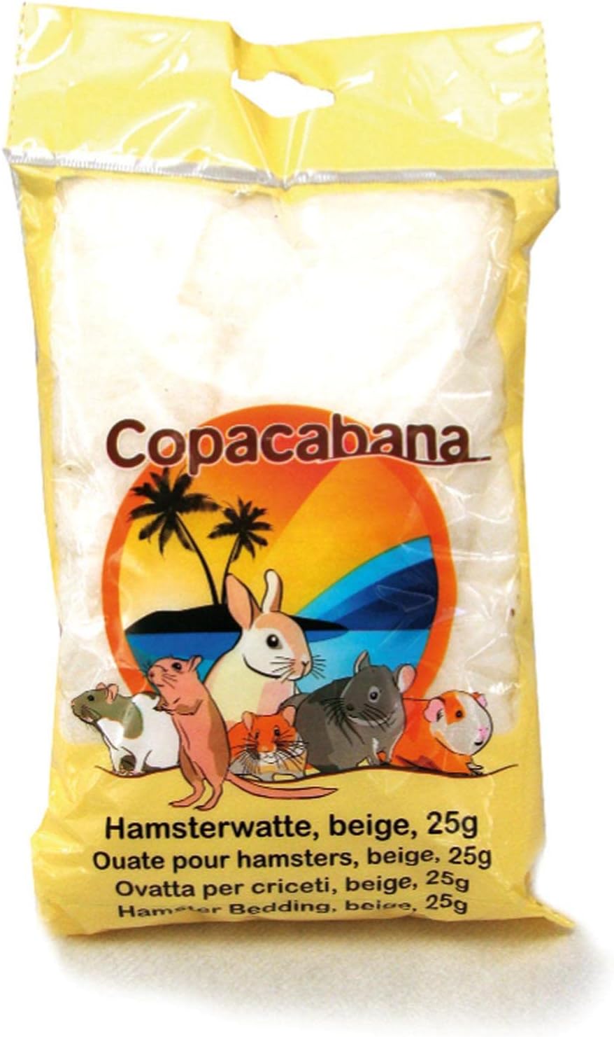 Petastic Hamster Cotton 25g - matériel de Nidification pour rongeurs, en Coton