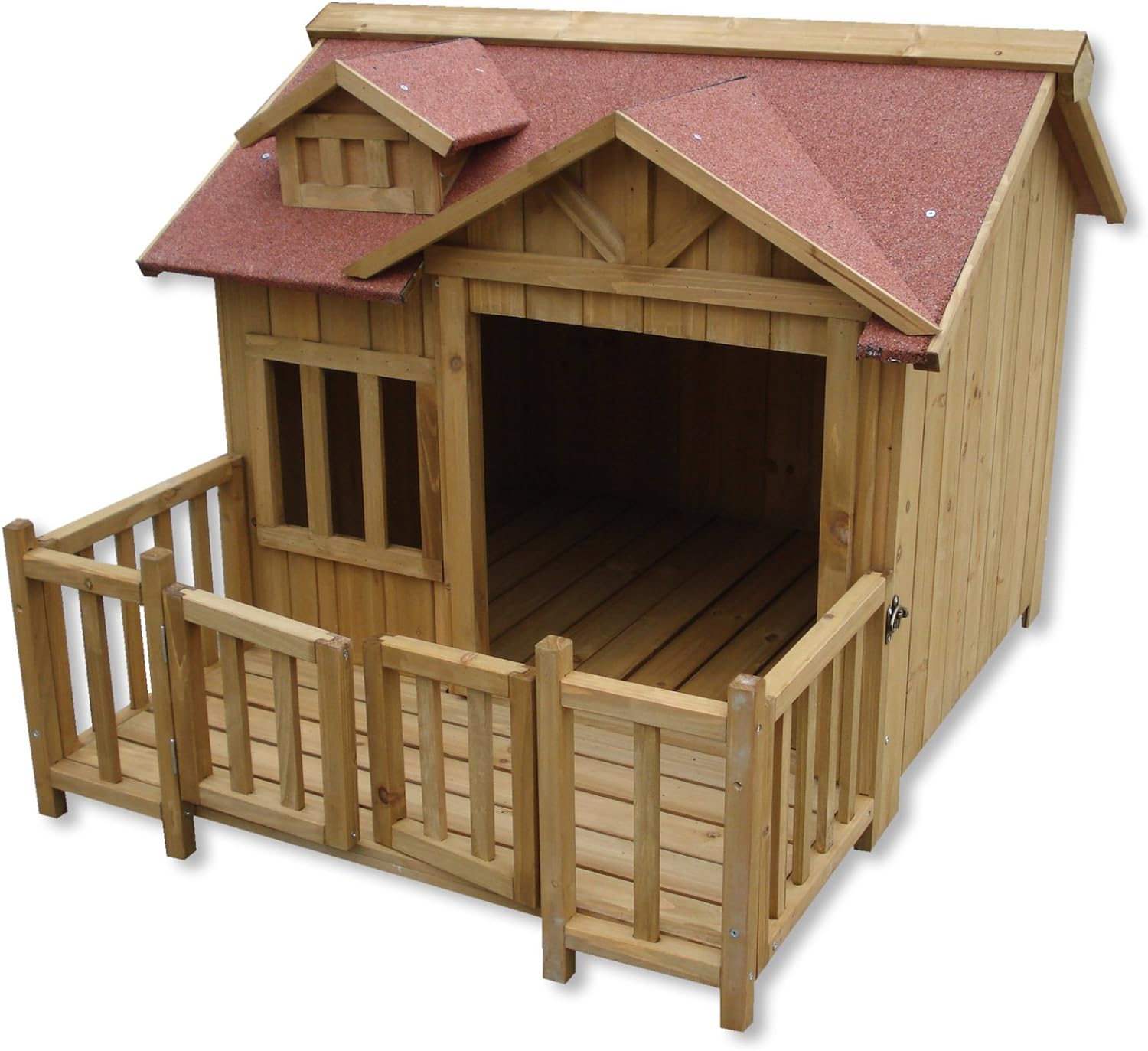 Niche de chat Maison de Luxe XL Bois Balcon Jardin Terrasse