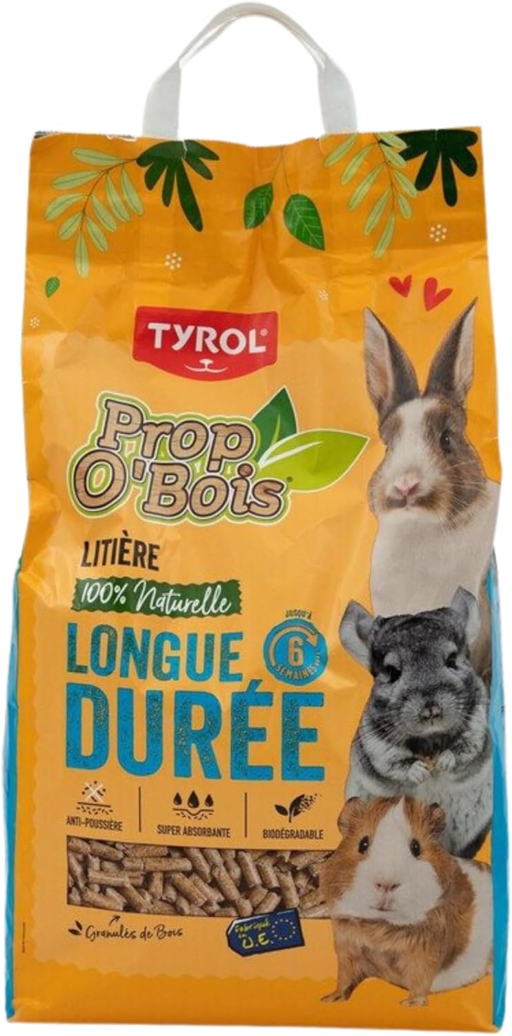 Litière Biodégradable et Super Absorbante à Granulés de Bois