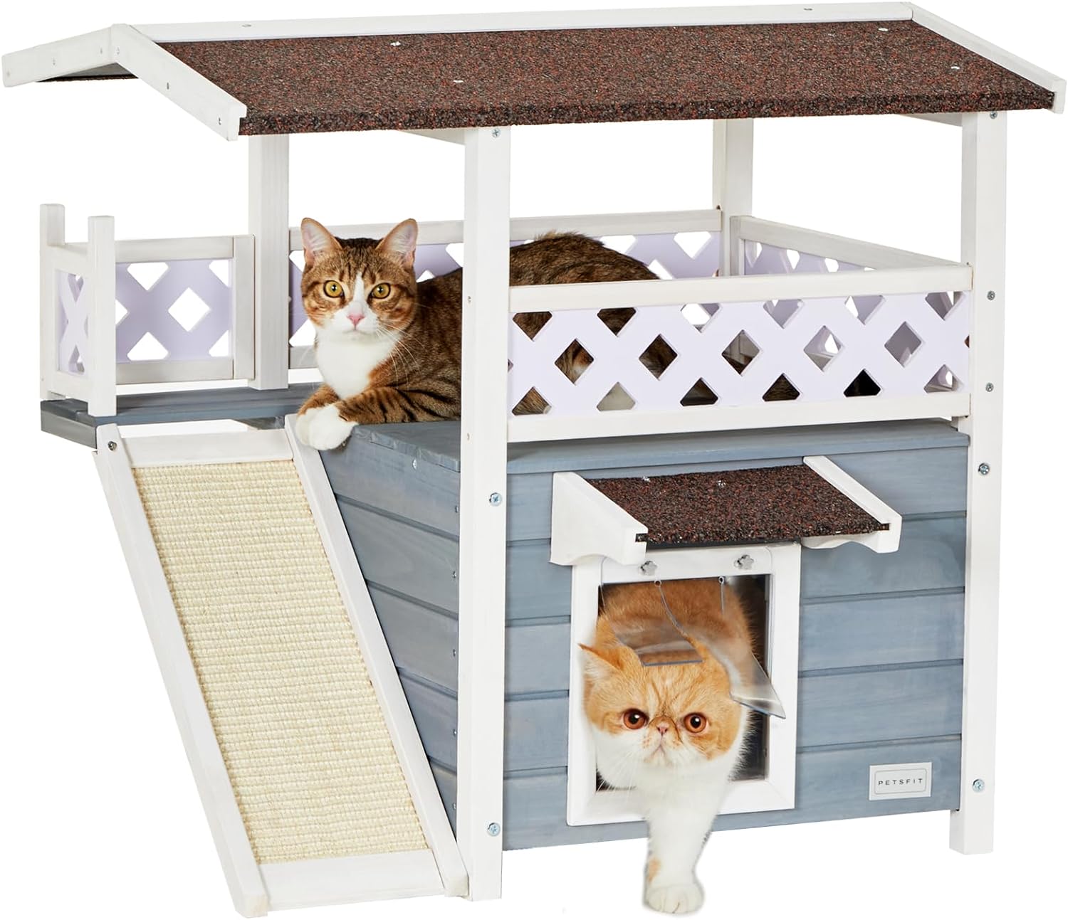 Maisonnette de Chat en Bois à l’extérieur, Appartement agréable pour Chat