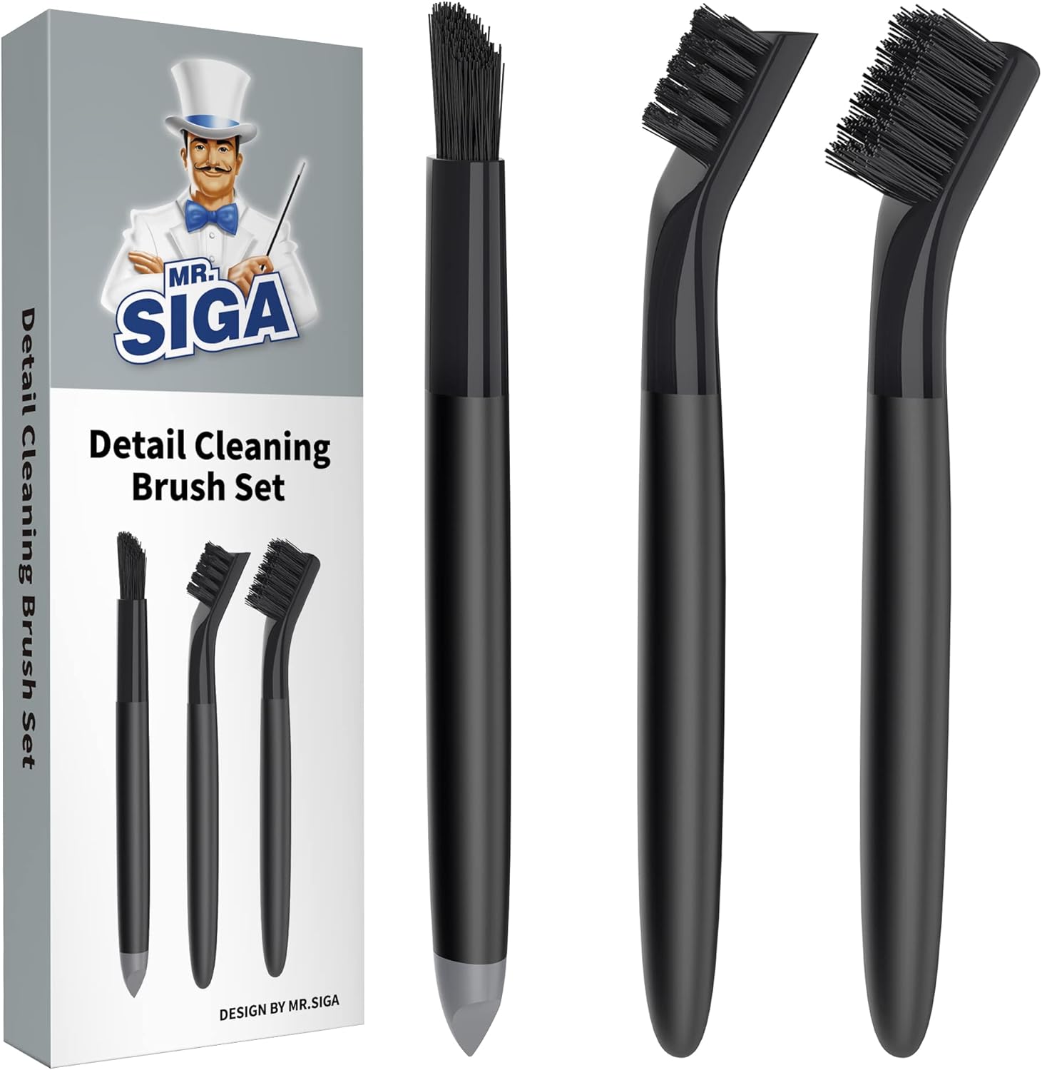 Ensemble de Brosses à Joints, 3 Brosses de Nettoyage des Interstices