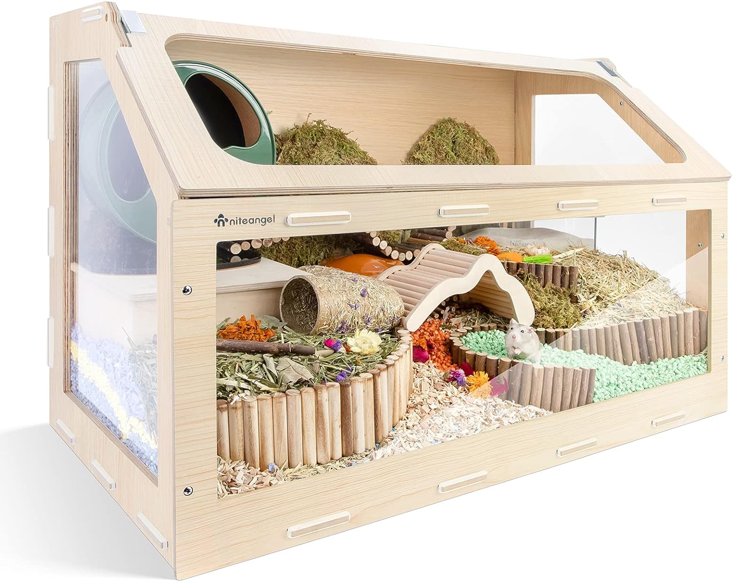 Cage pour Hamsters avec Ouverture Oblique