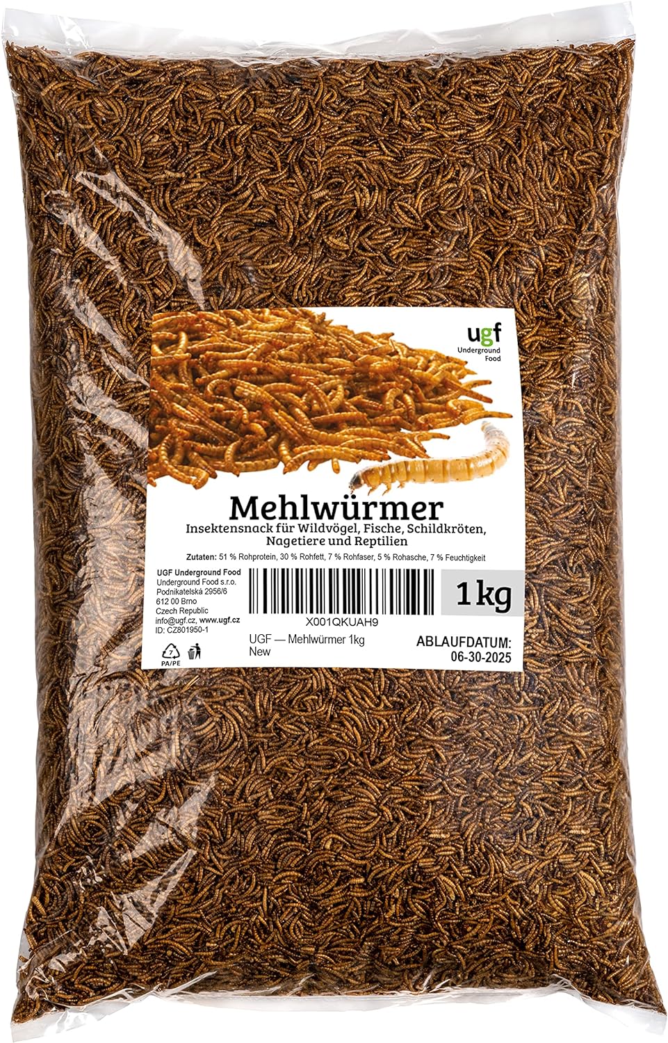 vers de Farine Premium 6,5 litres