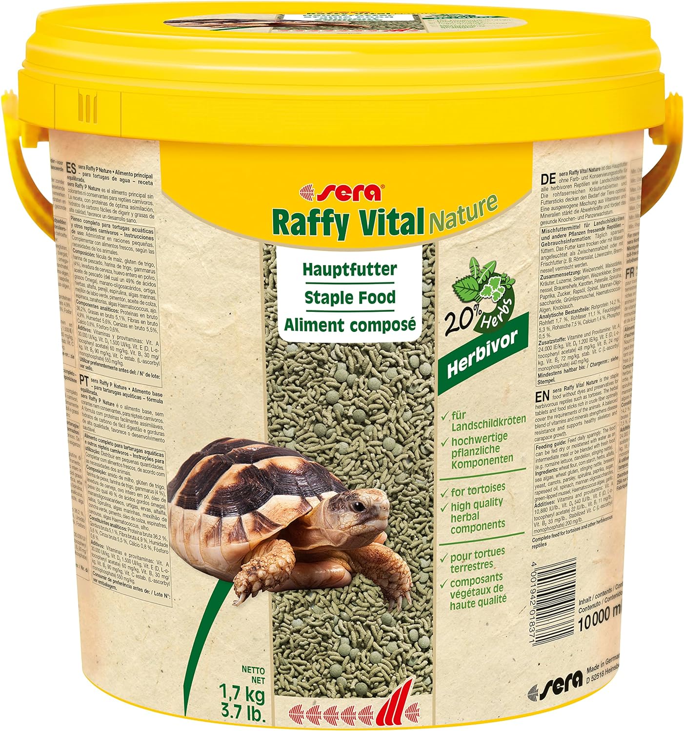 Raffy Vital 10I - Nourriture pour reptiles