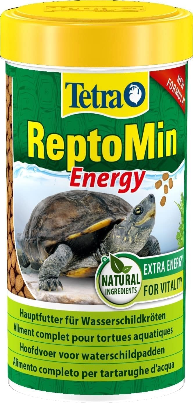Tetra – ReptoMin – Energy – Nourriture pour tortues – Nourriture de qualité supérieure équilibrée, riche en nutriments avec krills et crevettes – 250 mL