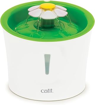 Cat it Fontaine à fleurs originale avec fenêtre de niveau d'eau, 3 litres
