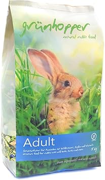grunhopper adult naturel nourriture lapin 5kg
