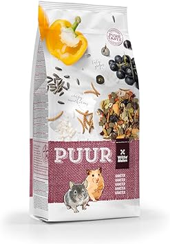 Witte Molen, Puur Aliment Complet pour Hamster 400 GR, sans conservateurs, colorants ou arômes artificiels, Tous Les nutriments pour Une Vie Heureuse et Une Bonne santé
