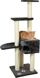 Trixie - 43867 - Arbre à chat "Alicante" - Anthracite - 142 cm