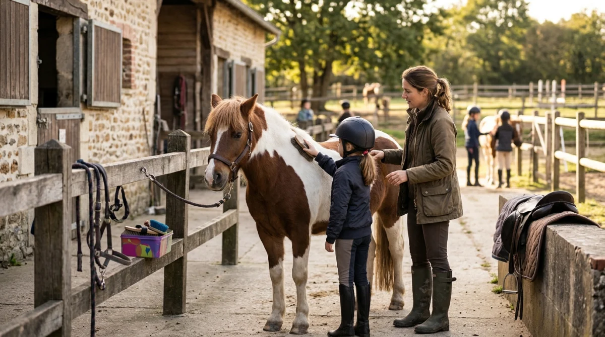Club poney : bien choisir, équipement, âge et budget