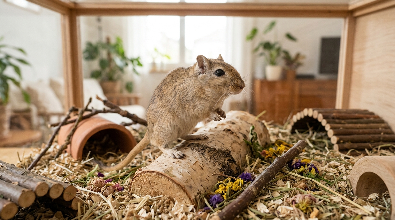 Gerbille de compagnie : espèces, couleurs et adoption