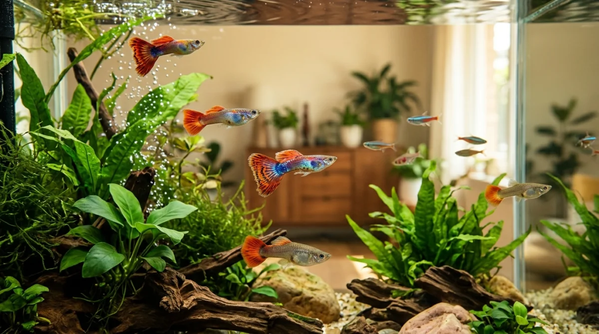 Guppy et poissons d’aquarium : le guide des espèces
