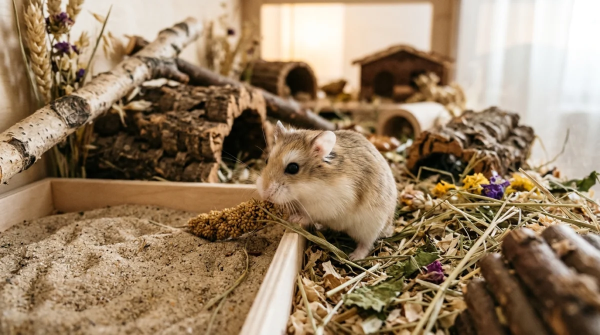 Hamster Roborovski : caractère, habitat et soins adaptés