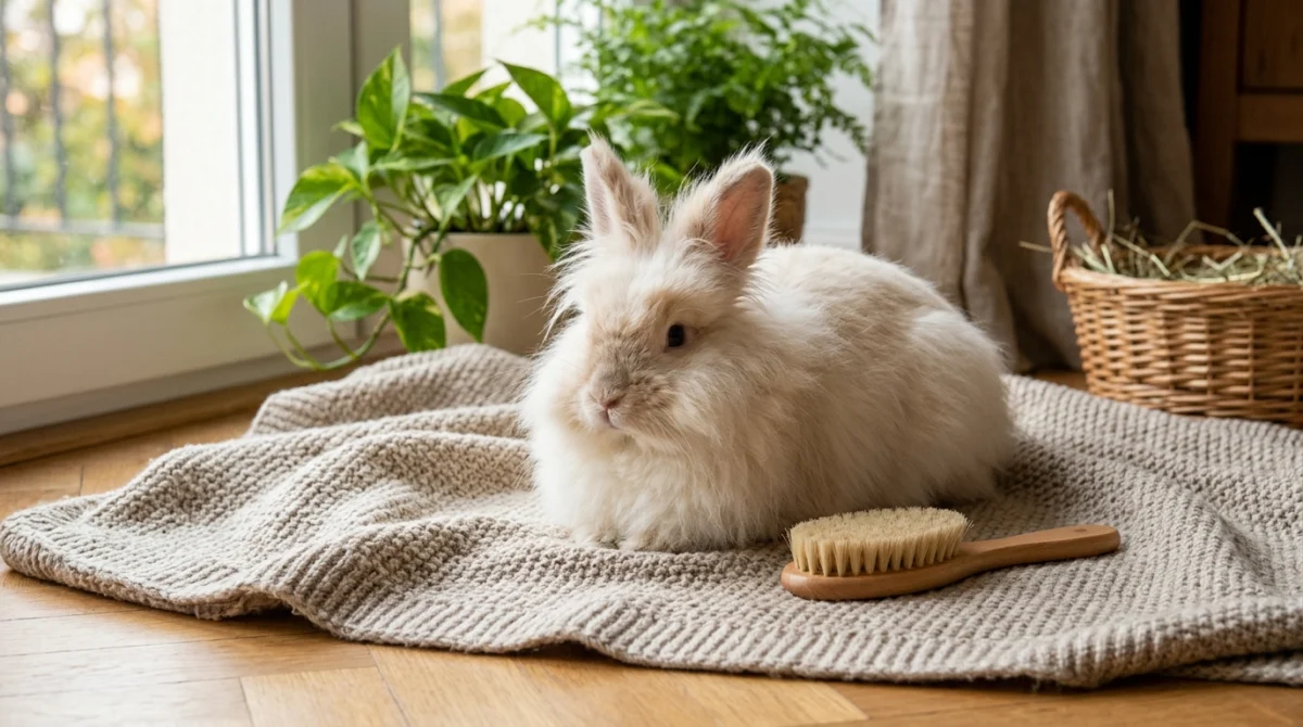 Lapin angora : variétés, caractère et entretien du pelage