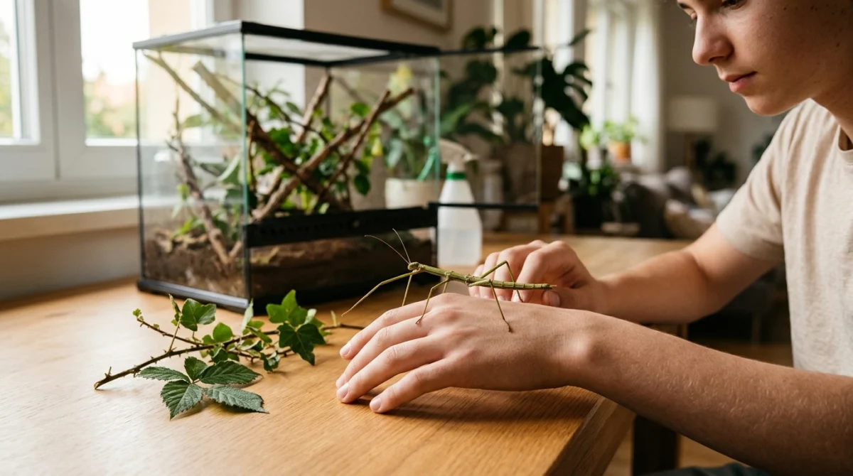 Phasme : mode de vie et guide pratique pour débuter l’élevage