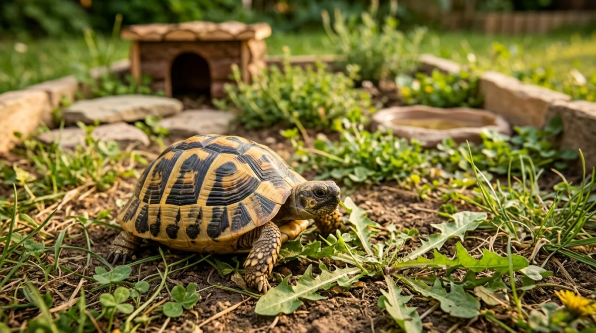 Tortue Hermann hermanni : identification et maintenance